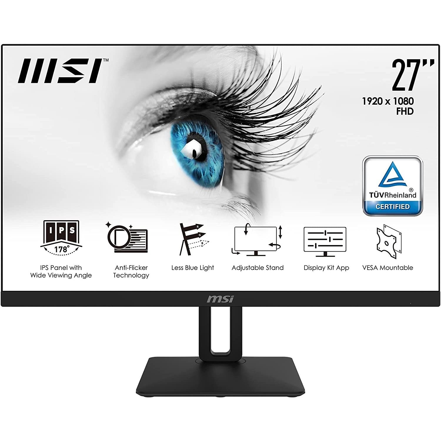 MSI PRO MP271P 27" FHD IPS Adjustable Monitor - Page 1 - - BuyItDirect.ie